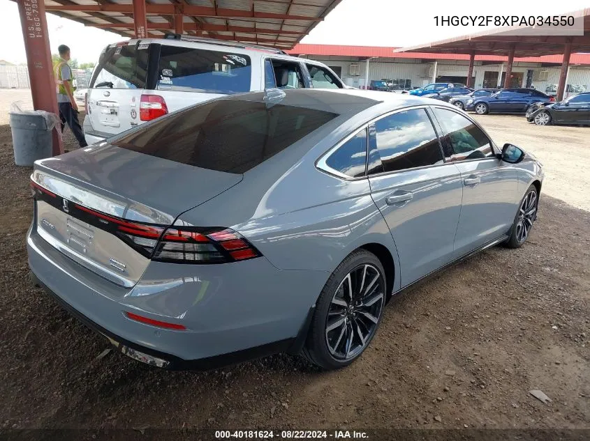 2023 Honda Accord Hybrid Touring VIN: 1HGCY2F8XPA034550 Lot: 40181624