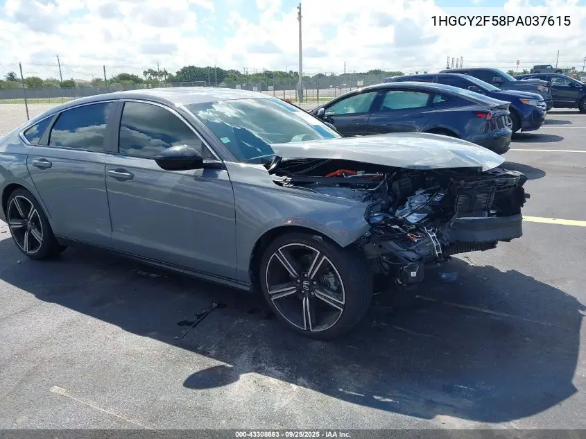 1HGCY2F58PA037615 2023 Honda Accord Hybrid Sport