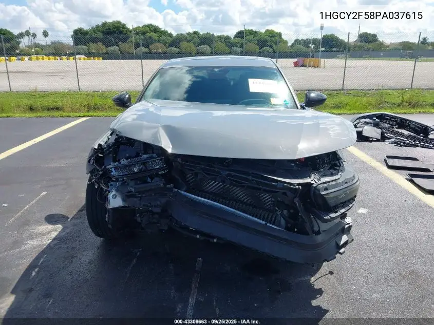 1HGCY2F58PA037615 2023 Honda Accord Hybrid Sport