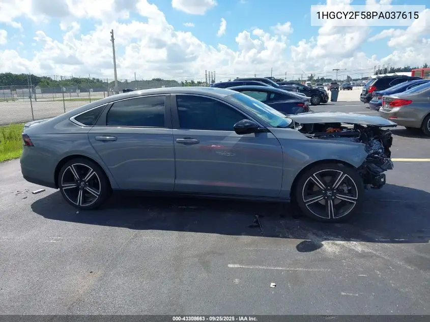 1HGCY2F58PA037615 2023 Honda Accord Hybrid Sport