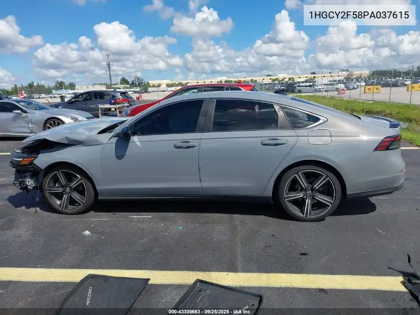 1HGCY2F58PA037615 2023 Honda Accord Hybrid Sport