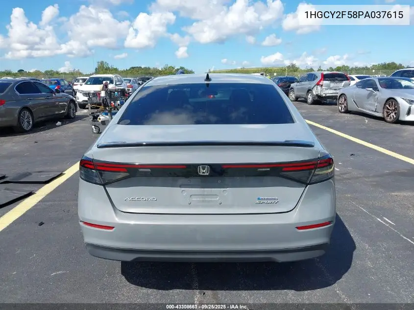 1HGCY2F58PA037615 2023 Honda Accord Hybrid Sport