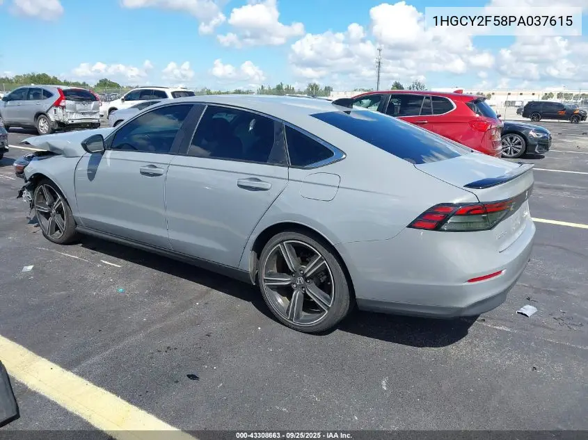 1HGCY2F58PA037615 2023 Honda Accord Hybrid Sport