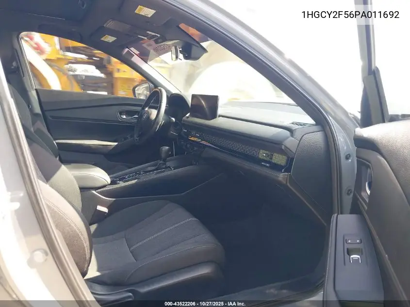1HGCY2F56PA011692 2023 Honda Accord Hybrid Sport