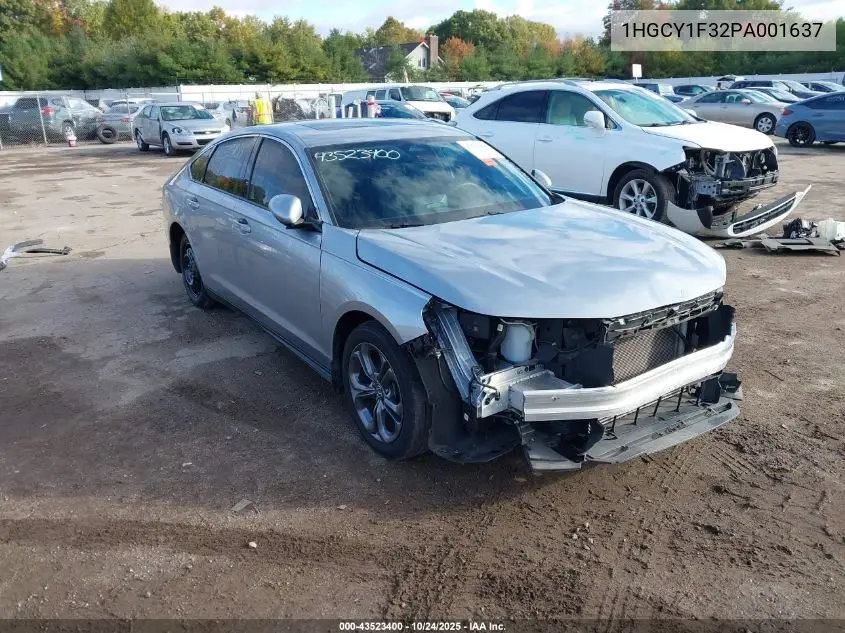 1HGCY1F32PA001637 2023 Honda Accord Ex