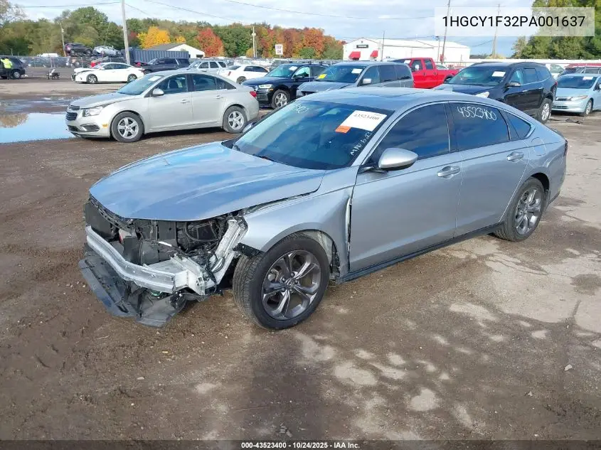 1HGCY1F32PA001637 2023 Honda Accord Ex