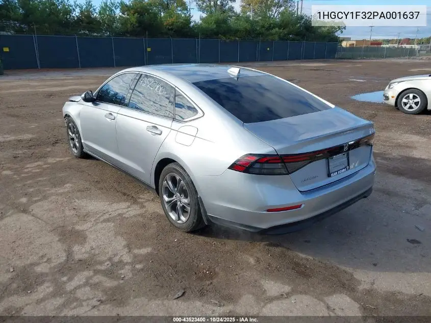 1HGCY1F32PA001637 2023 Honda Accord Ex