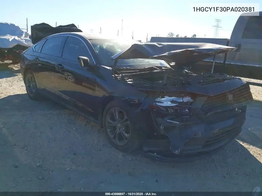 1HGCY1F30PA020381 2023 Honda Accord Ex