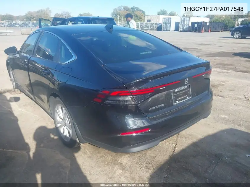 1HGCY1F27PA017548 2023 Honda Accord Lx