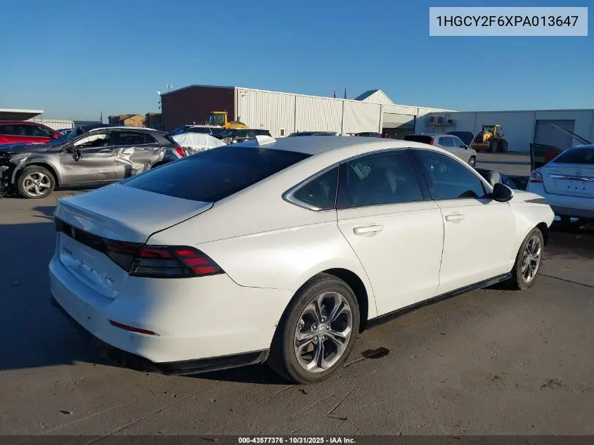 1HGCY2F6XPA013647 2023 Honda Accord Hybrid Ex-L