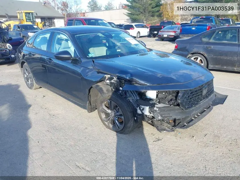 1HGCY1F31PA003539 2023 Honda Accord Ex