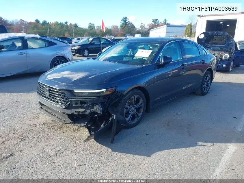 1HGCY1F31PA003539 2023 Honda Accord Ex