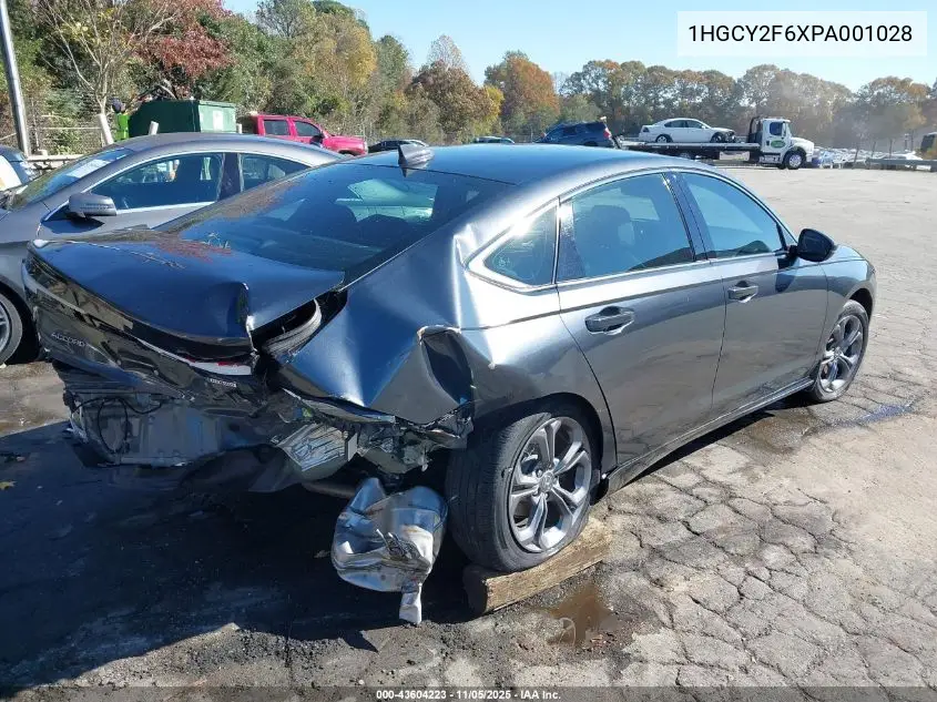 1HGCY2F6XPA001028 2023 Honda Accord Hybrid Ex-L