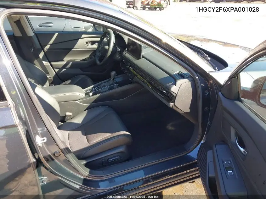 1HGCY2F6XPA001028 2023 Honda Accord Hybrid Ex-L