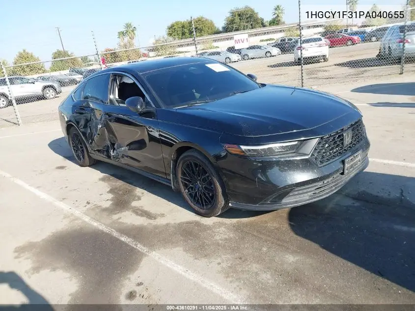 1HGCY1F31PA040655 2023 Honda Accord Ex