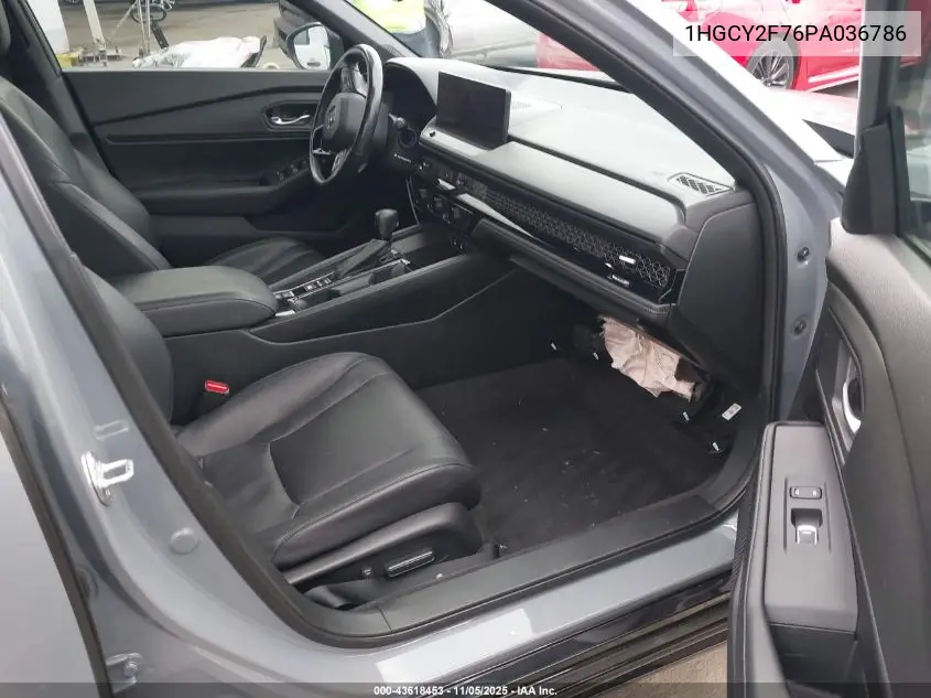 1HGCY2F76PA036786 2023 Honda Accord Hybrid Sport-L