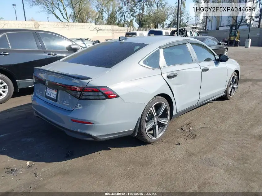 1HGCY2F5XPA044694 2023 Honda Accord Hybrid Sport