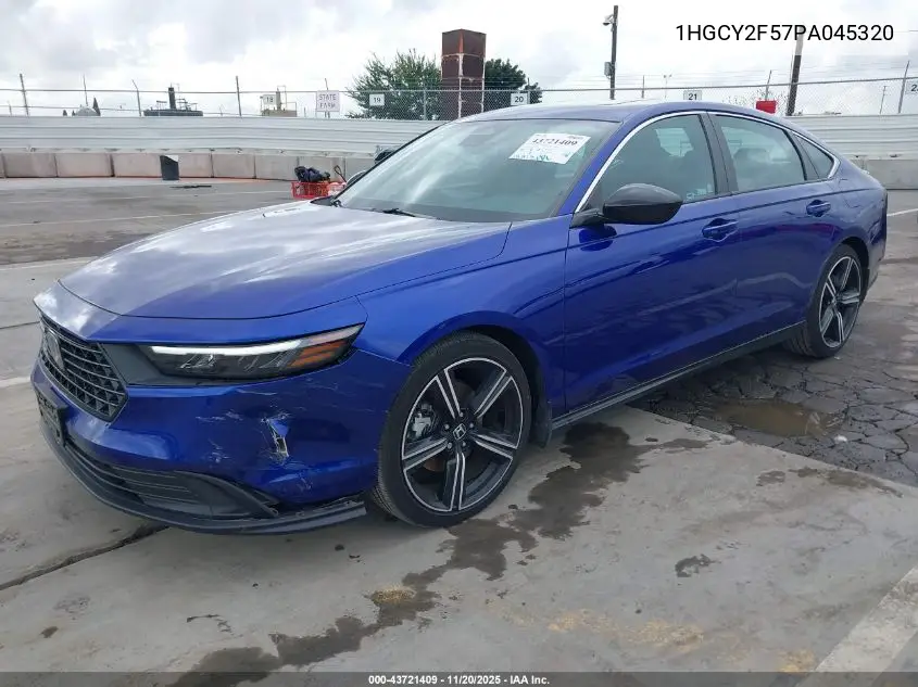 1HGCY2F57PA045320 2023 Honda Accord Hybrid Sport