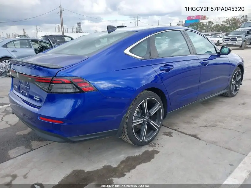 1HGCY2F57PA045320 2023 Honda Accord Hybrid Sport