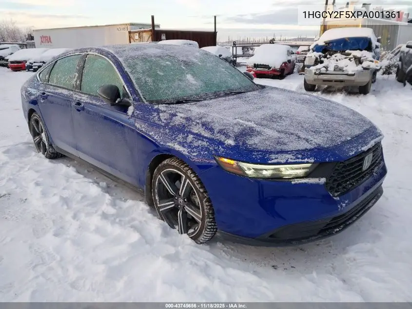 1HGCY2F5XPA001361 2023 Honda Accord Hybrid Sport