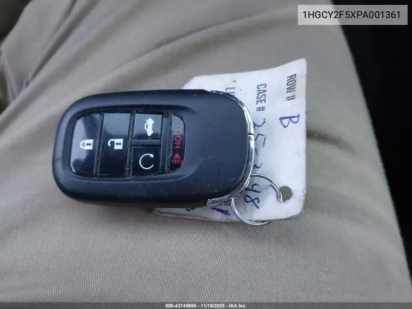 1HGCY2F5XPA001361 2023 Honda Accord Hybrid Sport