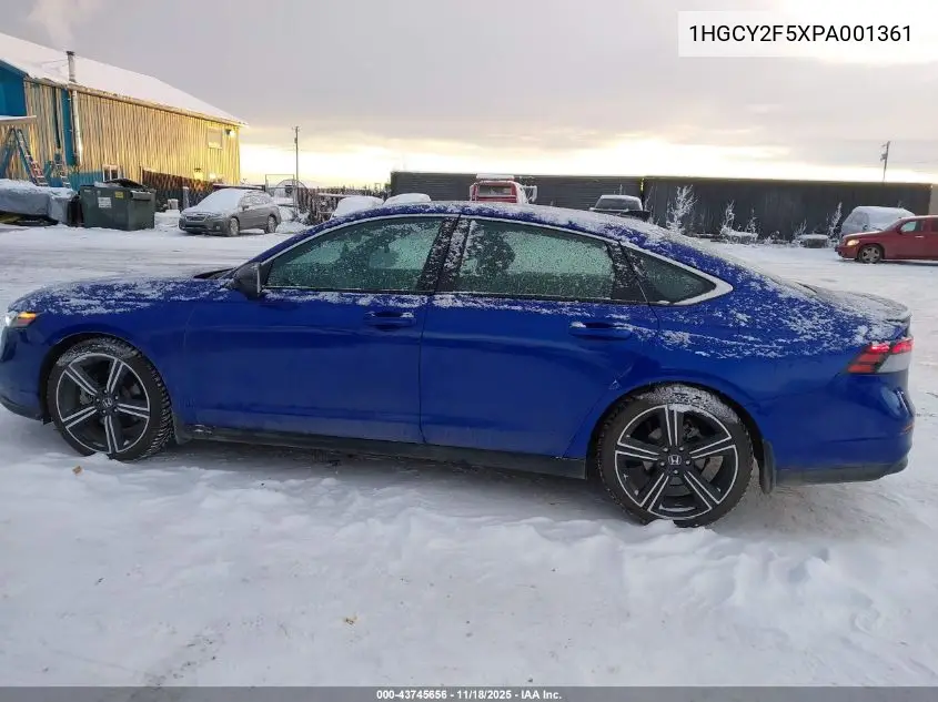 1HGCY2F5XPA001361 2023 Honda Accord Hybrid Sport
