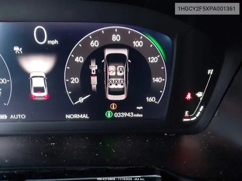 1HGCY2F5XPA001361 2023 Honda Accord Hybrid Sport