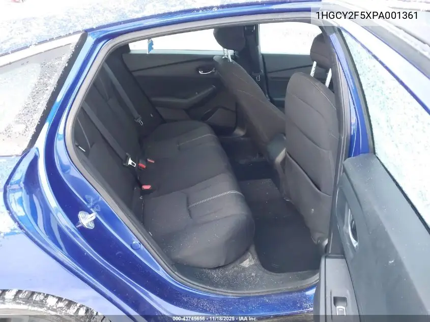 1HGCY2F5XPA001361 2023 Honda Accord Hybrid Sport