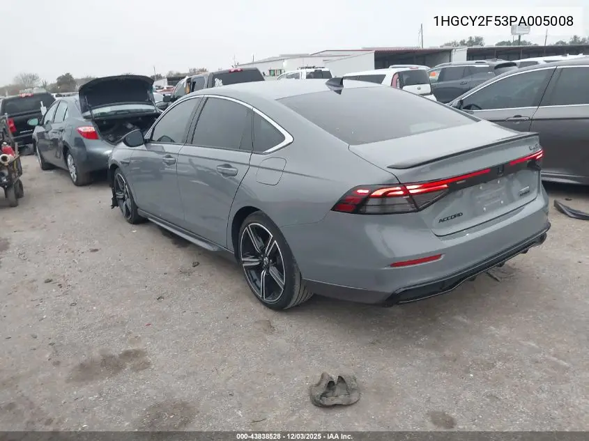 1HGCY2F53PA005008 2023 Honda Accord Hybrid Sport