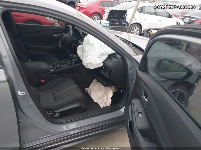 1HGCY2F53PA005008 2023 Honda Accord Hybrid Sport