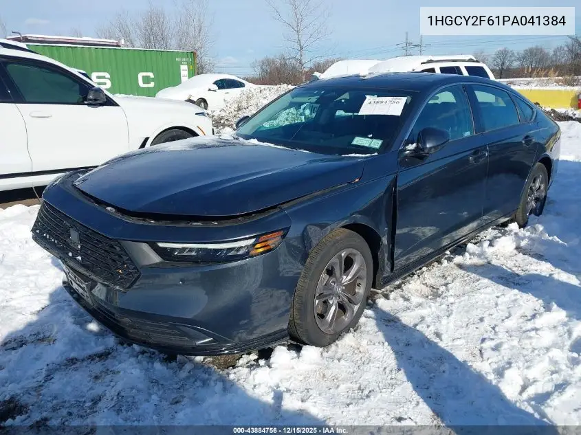 1HGCY2F61PA041384 2023 Honda Accord Hybrid Ex-L