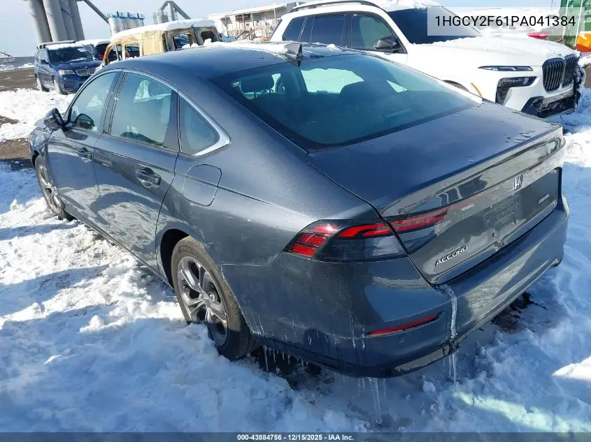 1HGCY2F61PA041384 2023 Honda Accord Hybrid Ex-L