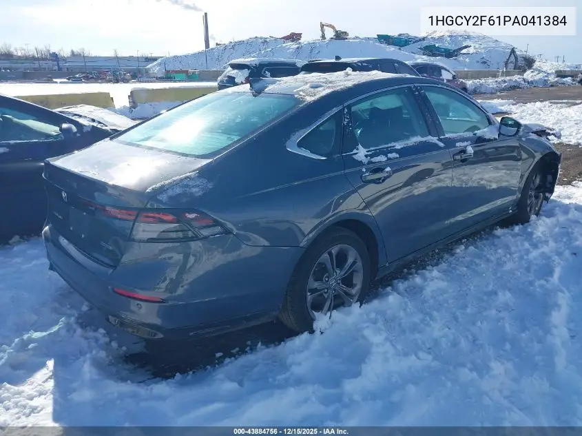 1HGCY2F61PA041384 2023 Honda Accord Hybrid Ex-L