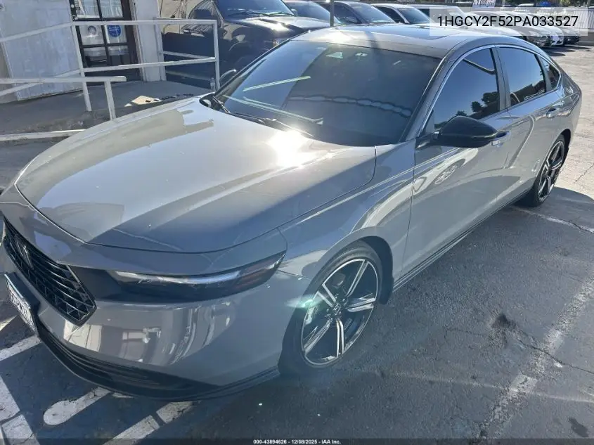 1HGCY2F52PA033527 2023 Honda Accord Hybrid Sport