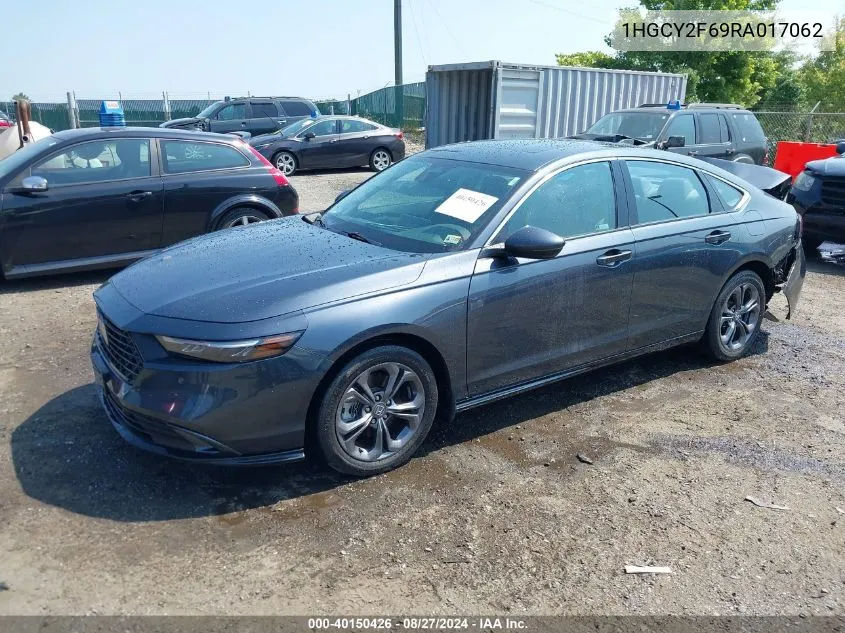 1HGCY2F69RA017062 2024 Honda Accord Hybrid Ex-L