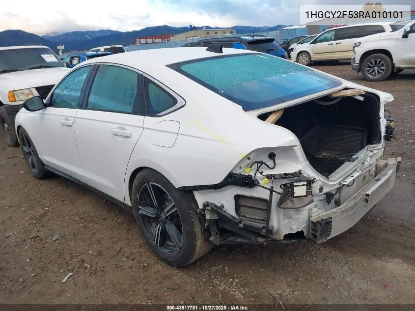 1HGCY2F53RA010101 2024 Honda Accord Hybrid Sport