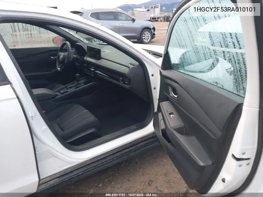 1HGCY2F53RA010101 2024 Honda Accord Hybrid Sport