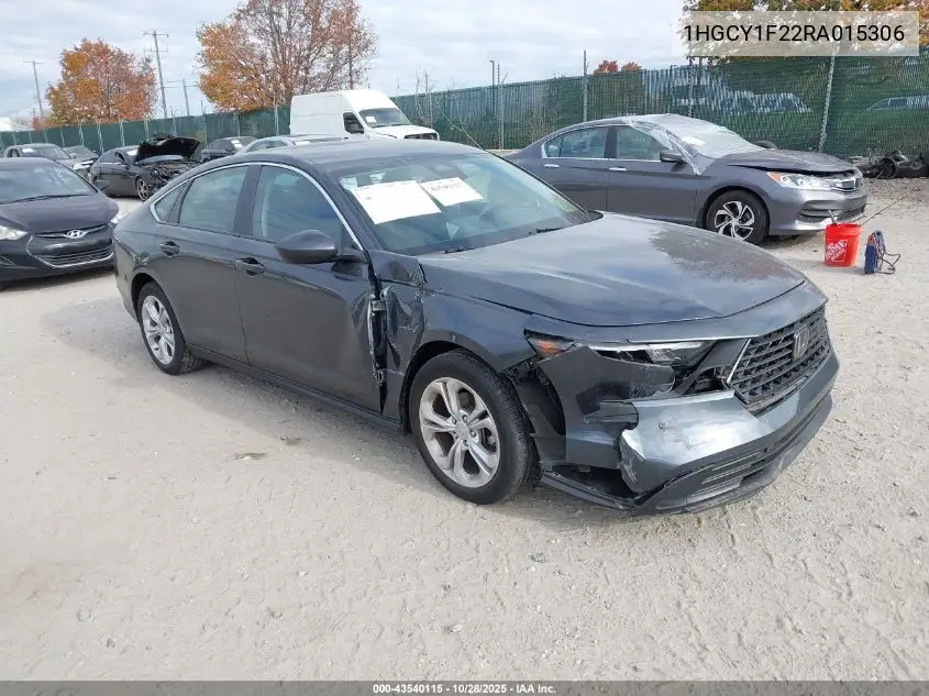 1HGCY1F22RA015306 2024 Honda Accord Lx
