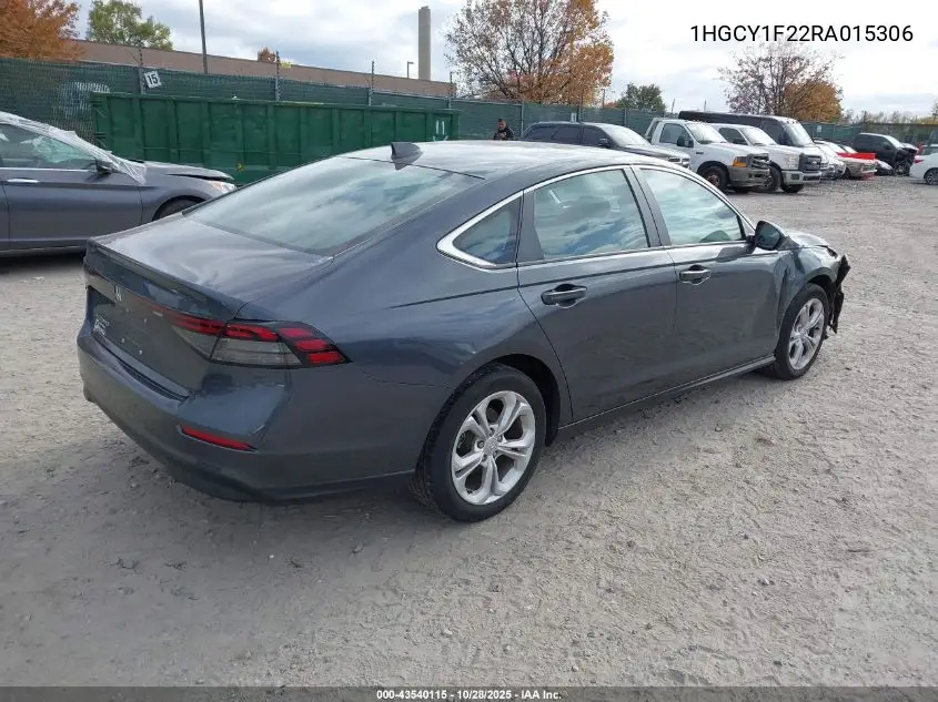 1HGCY1F22RA015306 2024 Honda Accord Lx