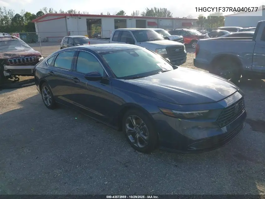 1HGCY1F37RA040677 2024 Honda Accord Ex