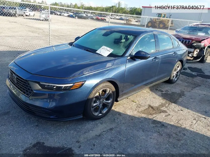 1HGCY1F37RA040677 2024 Honda Accord Ex