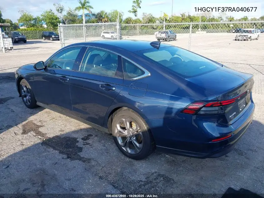 1HGCY1F37RA040677 2024 Honda Accord Ex