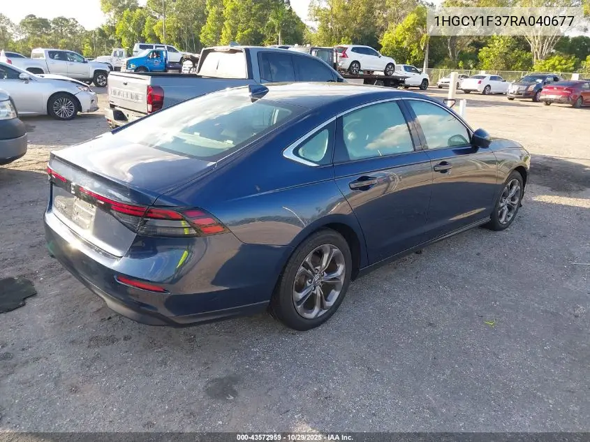 1HGCY1F37RA040677 2024 Honda Accord Ex