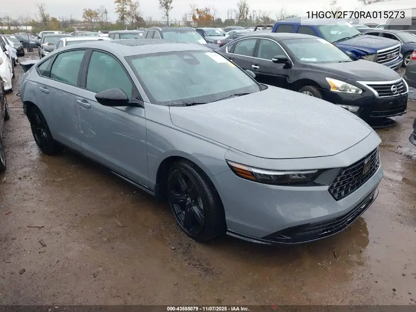 1HGCY2F70RA015273 2024 Honda Accord Hybrid Sport-L