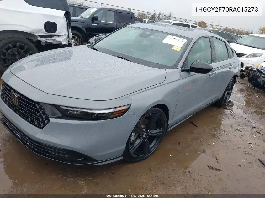 1HGCY2F70RA015273 2024 Honda Accord Hybrid Sport-L