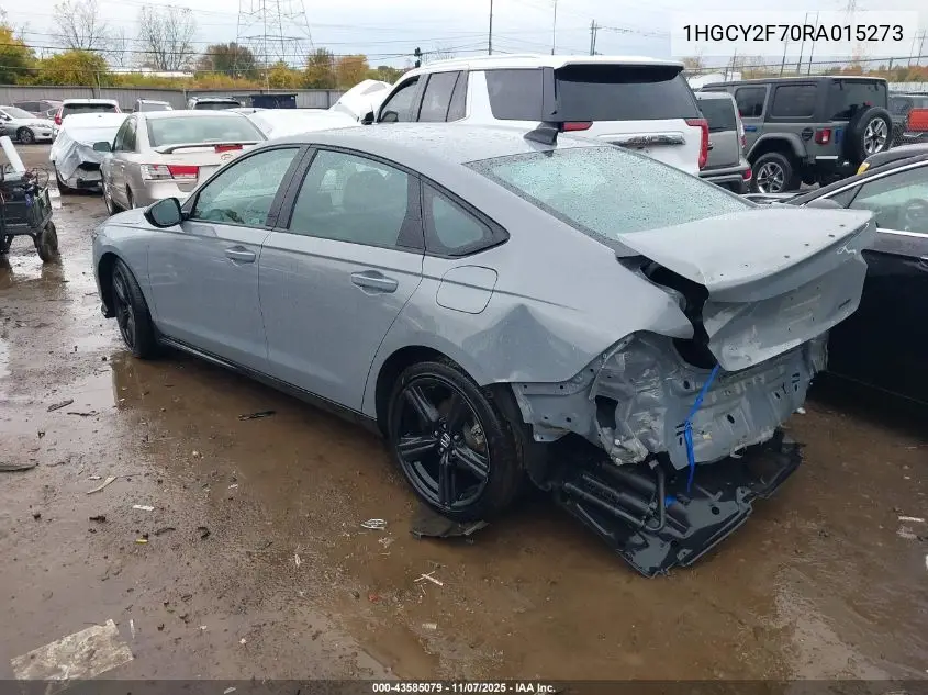 1HGCY2F70RA015273 2024 Honda Accord Hybrid Sport-L