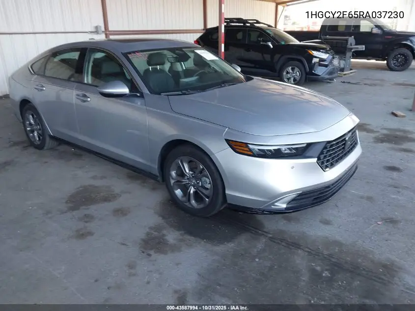 1HGCY2F65RA037230 2024 Honda Accord Hybrid Ex-L