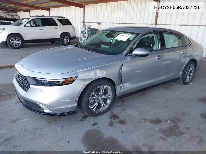1HGCY2F65RA037230 2024 Honda Accord Hybrid Ex-L