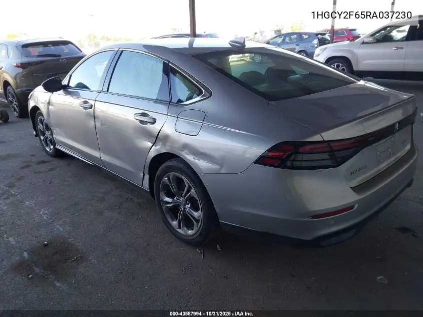 1HGCY2F65RA037230 2024 Honda Accord Hybrid Ex-L