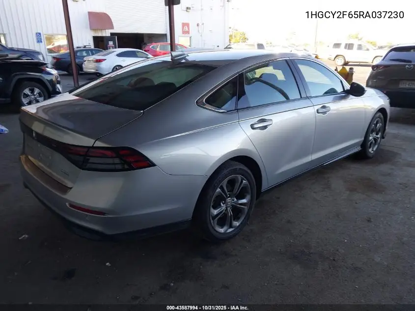 1HGCY2F65RA037230 2024 Honda Accord Hybrid Ex-L